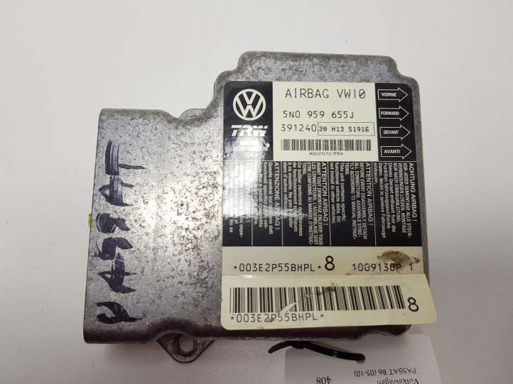 5N0959655J Volkswagen PASSAT B6 Oro pagalvių valdymo blokas