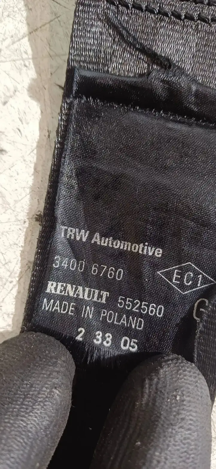 Renault Clio II (2001 - 2005) 34006760 Передний ремень безопасности — фото 3