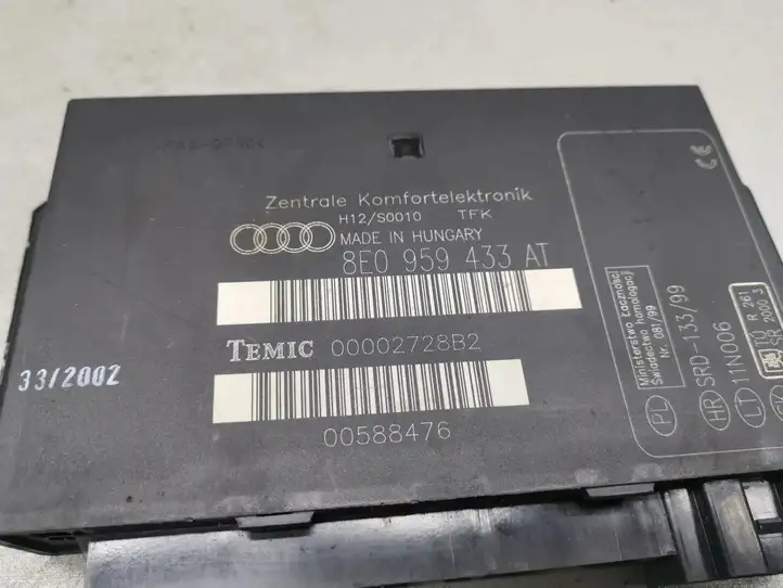 Audi A4 S4 B6 8E 8H (2000 - 2006) 8E0959433AT Модуль комфорта — фото 3