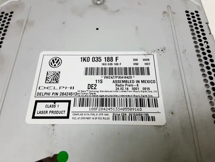 Volkswagen PASSAT B7 USA (2012 - 2016) 1K0035188F Магнитола / мультимедийная система — фото 4