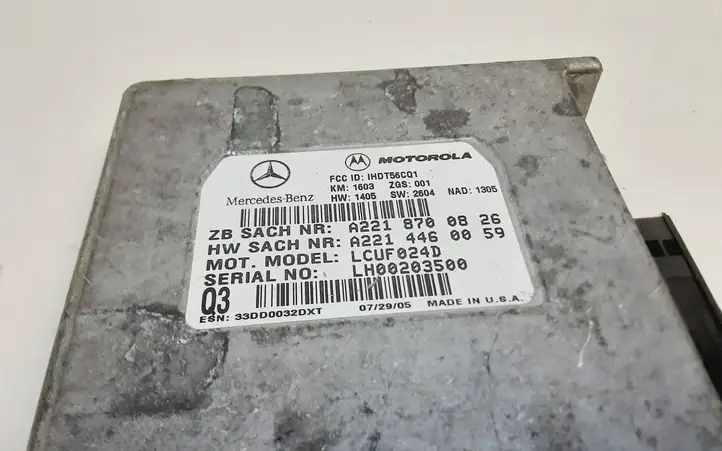 Mercedes-Benz ML W164 (2005 - 2011) A2218700826 Bluetooth модуль — фото 2