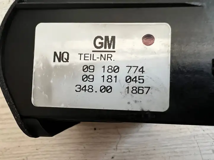 Opel Astra G (1998 - 2004) 09180774 Включатель фонарей — фото 2