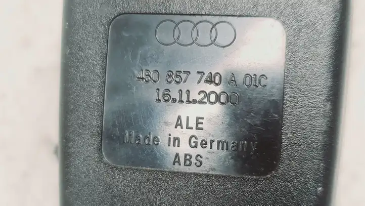Audi A6 S6 C5 4B (1997 - 2001) 4B0857740A Замок заднего ремня — фото 3