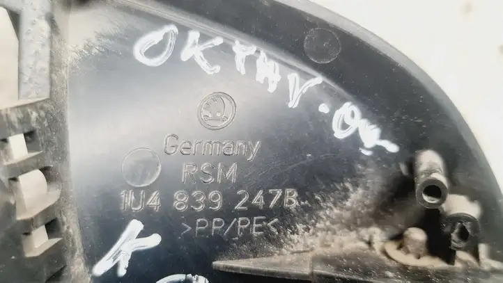 Skoda Octavia Mk1 (1U) (1996 - 2004) 1U4839247B Внутренняя ручка задней двери — фото 3