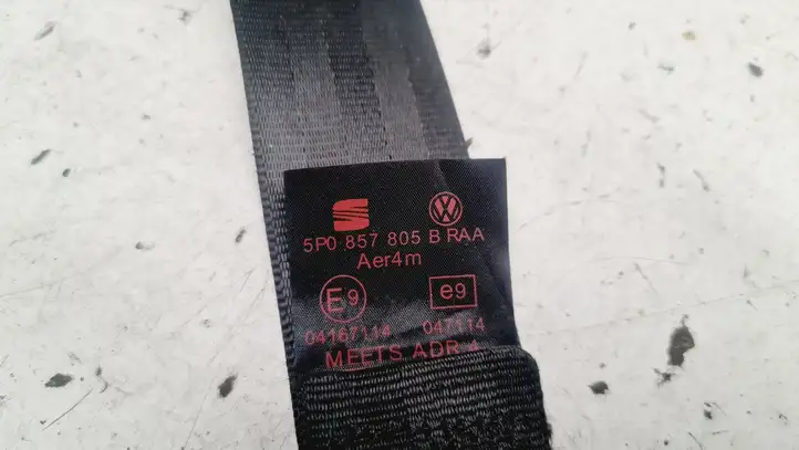 Seat Altea (2004 - 2009) 5P0857805B Задний ремень безопасности — фото 4