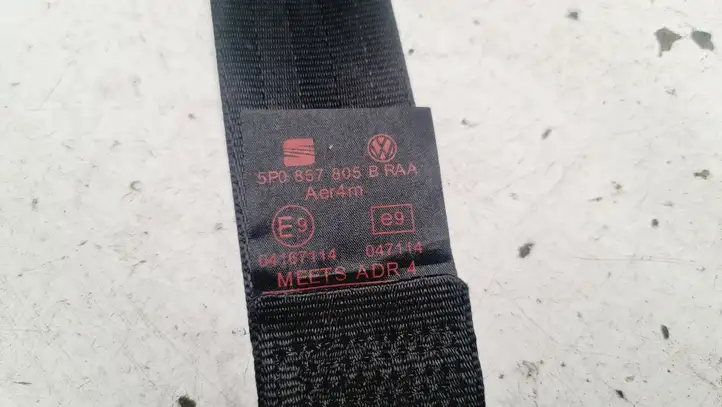 Seat Altea (2004 - 2009) 5P0857805B Задний ремень безопасности — фото 4