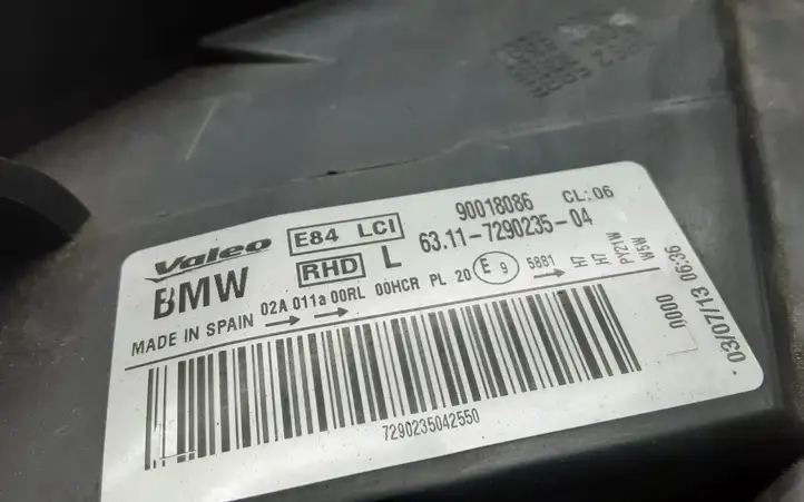 BMW X1 E84 (2009 - 2015) 7290235 Передняя фара — фото 4