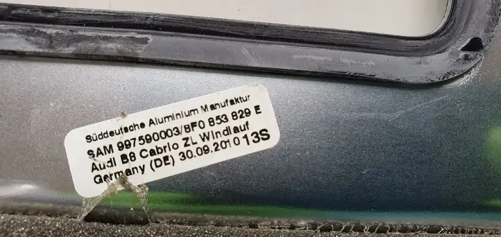 Audi S5 8T (2007 - 2011) Накладка стоек лобового стекла — фото 8