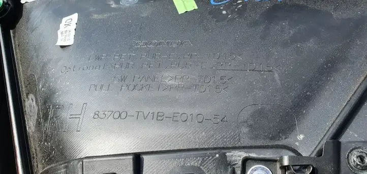 Honda Civic IX (2011 - 2017) Обшивка задней двери — фото 5
