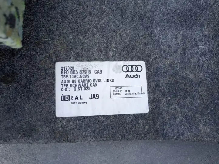 Audi S5 8T (2007 - 2011) Боковая обшивка багажника — фото 4