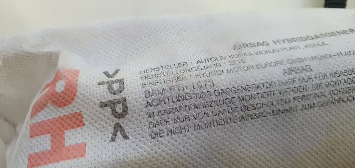 Hyundai ix35 (2009 - 2013) Подушка безопасности сиденья — фото 5