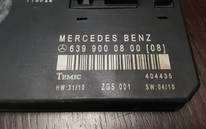 Mercedes-Benz Sprinter W906 (2006 - 2018) 6399000800 Модуль комфорта — фото 6