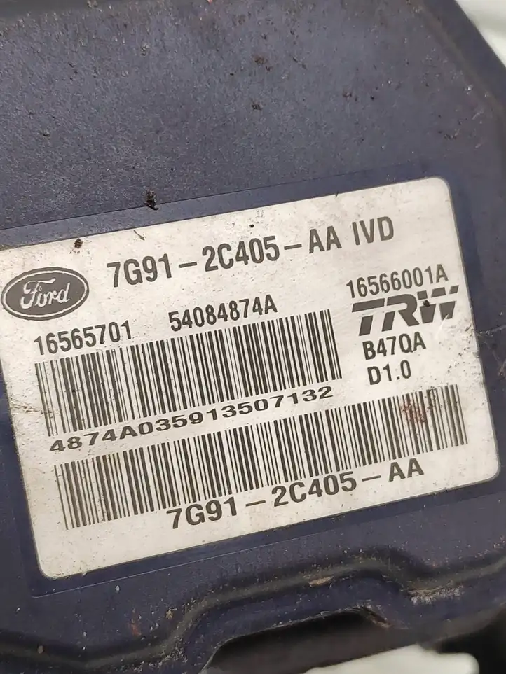 Ford Mondeo MK IV (2007 - 2014) 7G912C405AA ABS блок — фото 8