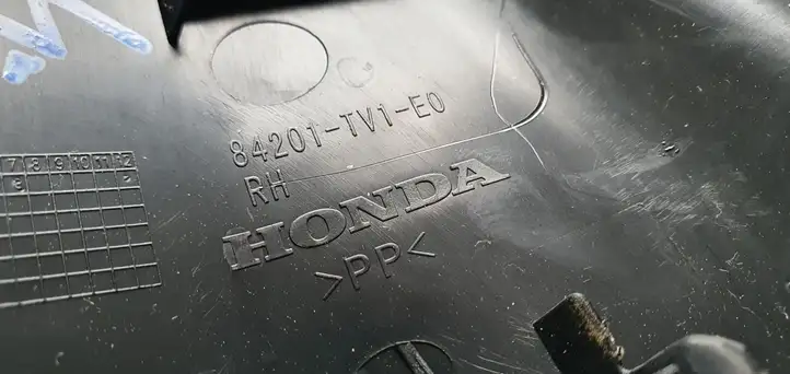 Honda Civic IX (2011 - 2017) Внутренняя отделка переднего порога — фото 4