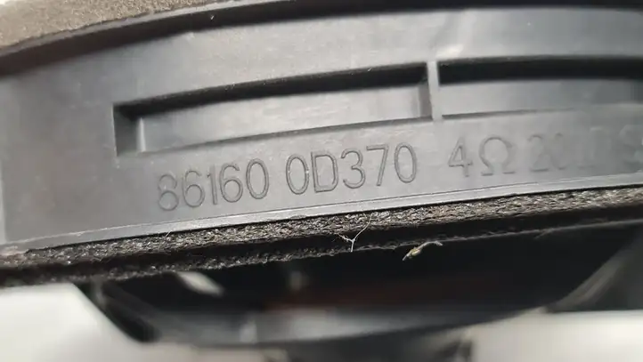 Toyota Yaris (2012 - 2014) 861600D370 Динамики задних дверей — фото 2