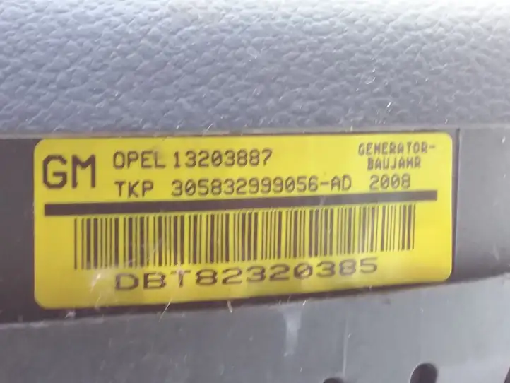 Opel Vectra C (2005 - 2009) 13203887 Подушка безопасности руля — фото 4