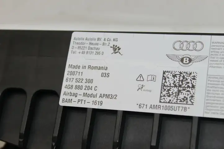 Audi A7 S7 4G (2010 - 2014) 4G8880204C Подушка безопасности пассажира — фото 5