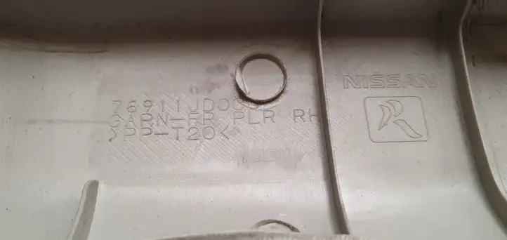 Nissan Qashqai (2006 - 2010) Обшивка стойки A — фото 4