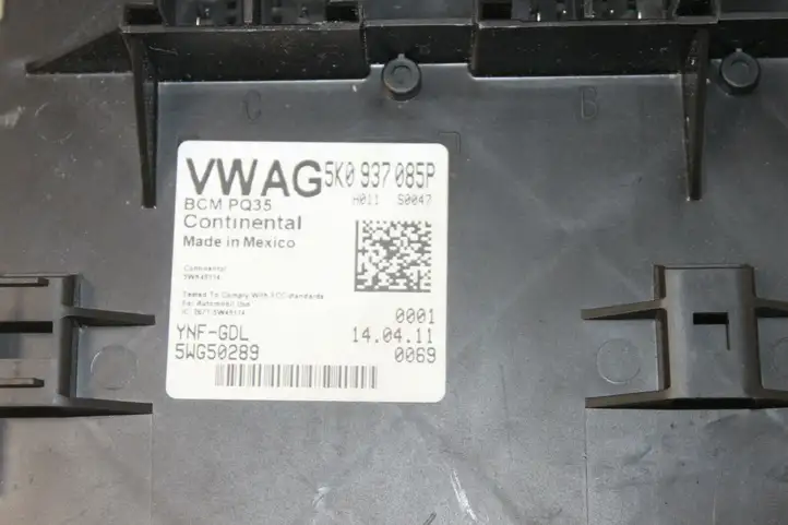 Volkswagen PASSAT B7 (2011 - 2014) 5K0937085P Модуль комфорта — фото 3