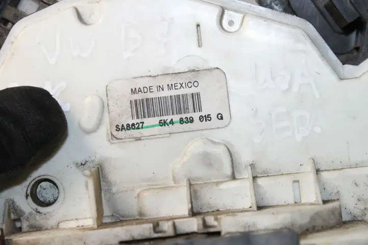 Volkswagen PASSAT B7 (2011 - 2014) 5K4839015G Замок задней двери — фото 2