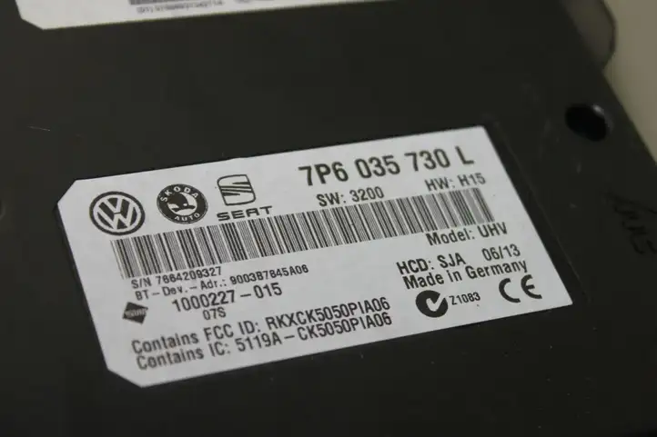 Volkswagen PASSAT B7 (2011 - 2014) 7P6035730L Bluetooth модуль — фото 3