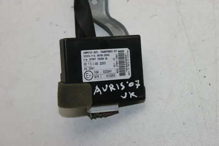 Toyota Auris 150 (2006 - 2012) 8978002040 Блок иммобилайзера — фото 1