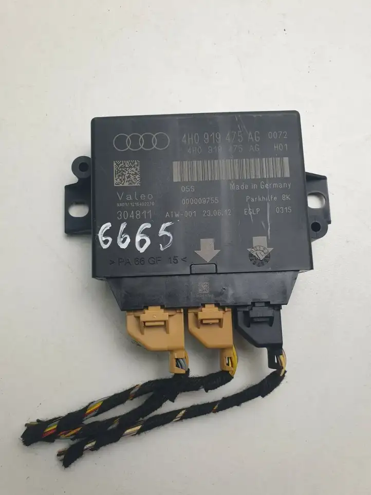 Audi A8 S8 D4 4H (2010 - 2014) 4H0919475AG Блок управления парктрониками — фото 1