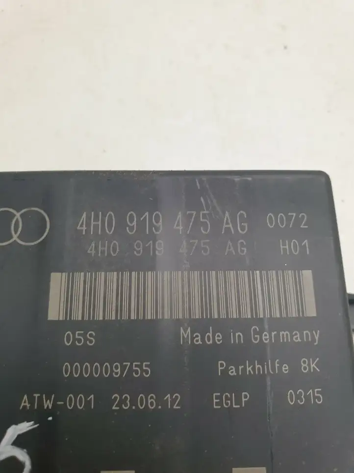 Audi A8 S8 D4 4H (2010 - 2014) 4H0919475AG Блок управления парктрониками — фото 2