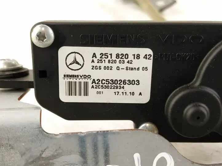 Mercedes-Benz R W251 (2005 - 2013) 2518201842 Электродвигатель форточки — фото 3
