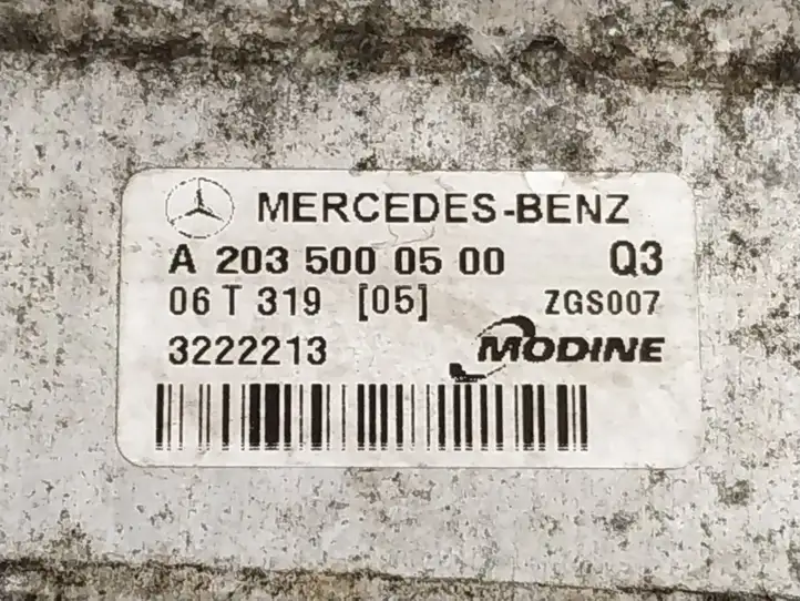 Mercedes-Benz C W203 (2000 - 2007) Интеркулер — фото 7