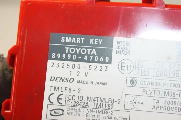 Toyota Prius (XW30) (2009 - 2015) 8999047060 Блок бесключевого доступа — фото 2