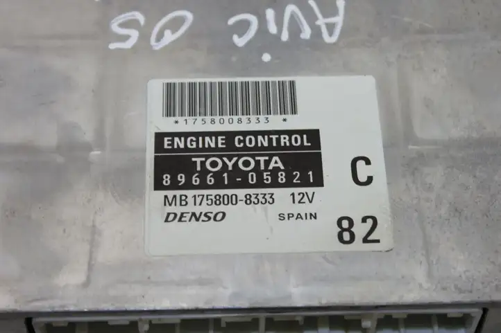 Toyota Avensis T250 (2006 - 2009) 8966105821 Блок управления двигателем (ЭБУ) — фото 2