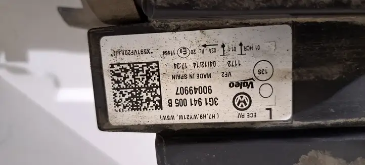 Volkswagen PASSAT B8 (2015 - ) 3G1941005B Передняя фара — фото 9