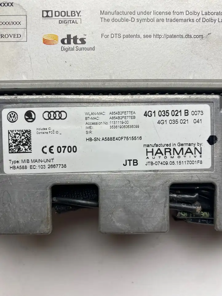 Audi A6 C7 (2014 - 2018) 4G1035021B Магнитола / мультимедийная система — фото 2