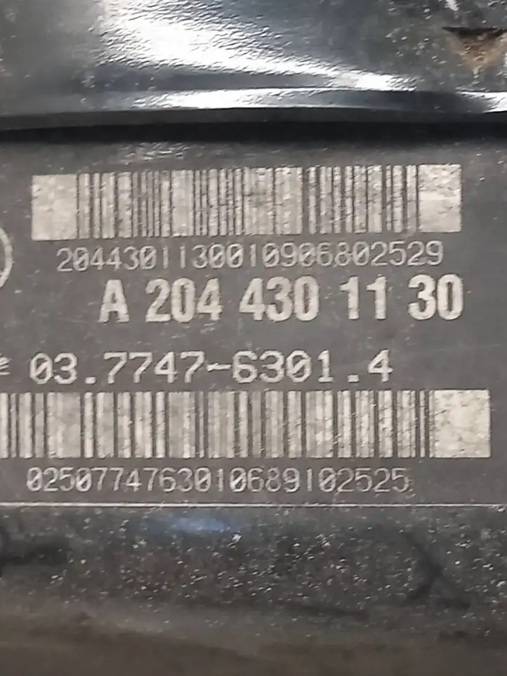 Mercedes-Benz C W204 (2007 - 2014) A2044301130 Вакуумный усилитель тормозов — фото 3