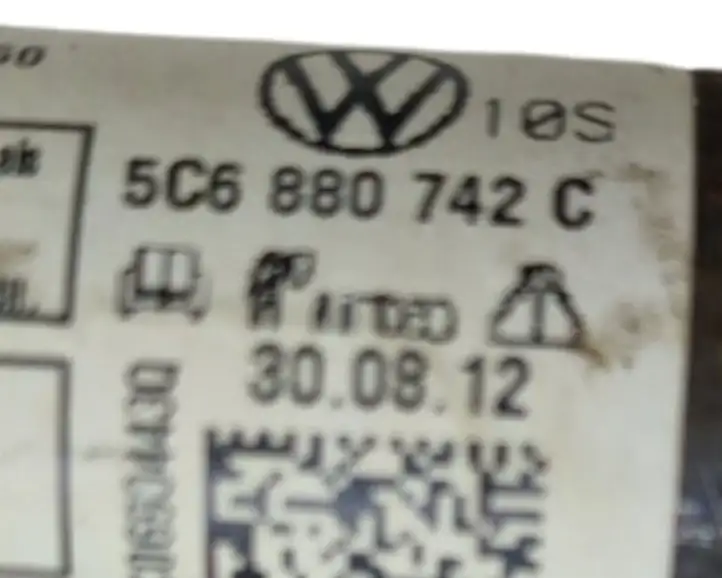 Volkswagen Jetta VI (2011 - 2018) 5C6880742C Боковая подушка безопасности шторка — фото 5