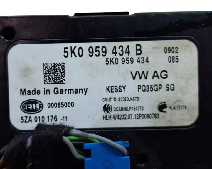 Volkswagen Jetta VI (2011 - 2018) 5K0959434 Блок бесключевого доступа — фото 5