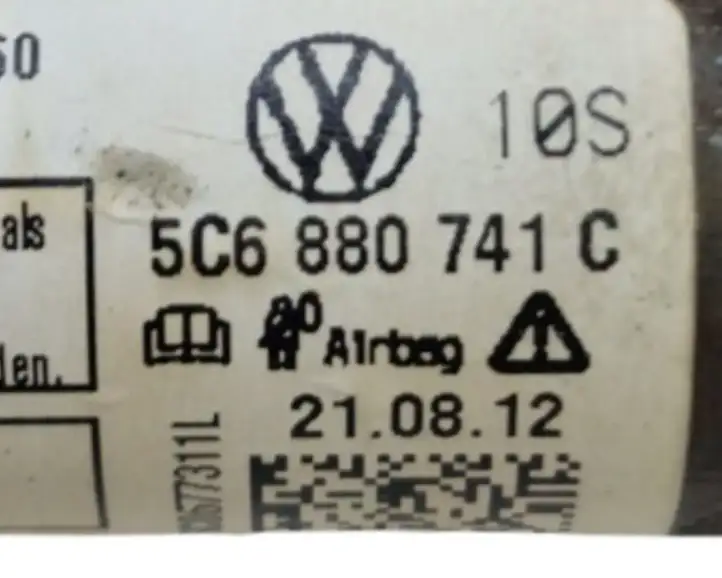 Volkswagen Jetta VI (2011 - 2018) 5C6880741C Боковая подушка безопасности шторка — фото 5