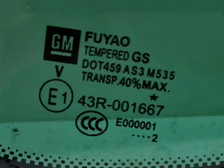 Opel Zafira B (2008 - 2014) 43R001667 Заднее боковое стекло — фото 7