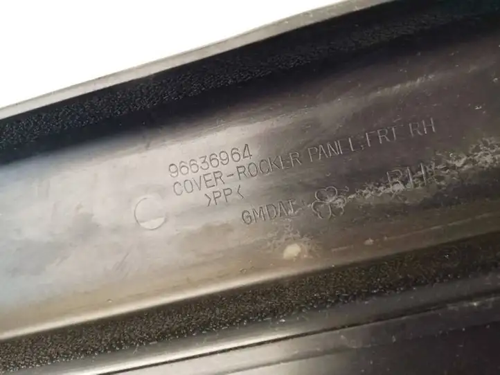 Chevrolet Epica (2006 - 2009) 96636964 Внутренняя отделка переднего порога — фото 3