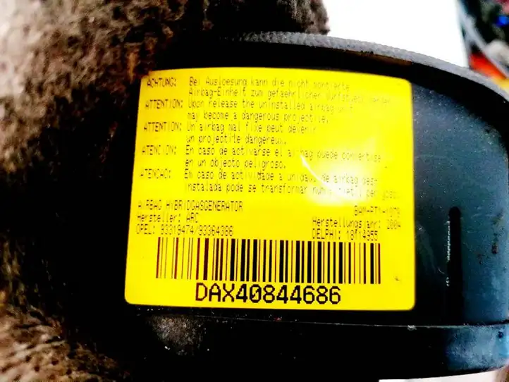 Opel Meriva A (2002 - 2006) 18114955 Подушка безопасности руля — фото 2