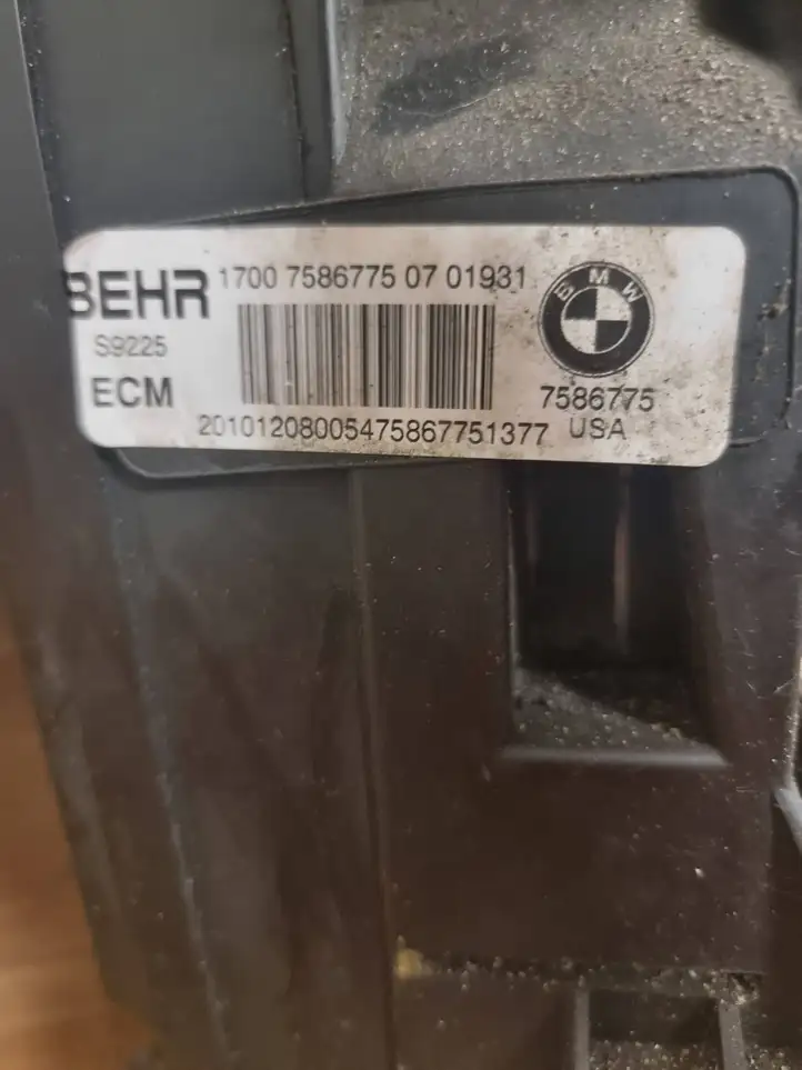 BMW X5 E70 (2006 - 2013) 7586775 Комплект радиаторов охлаждения — фото 9