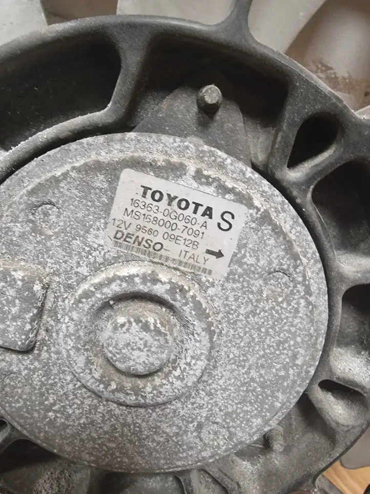 Toyota Avensis T250 (2003 - 2006) 1227508403 Комплект вентиляторов системы охлаждения — фото 7
