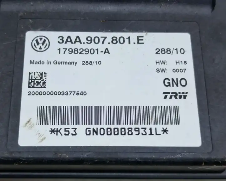 Volkswagen Tiguan (2007 - 2011) 3AA907801E Блок управления стояночным тормозом — фото 6
