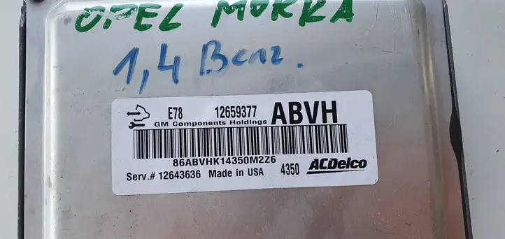 Opel Mokka (2012 - 2016) Блок управления двигателем (ЭБУ) — фото 7