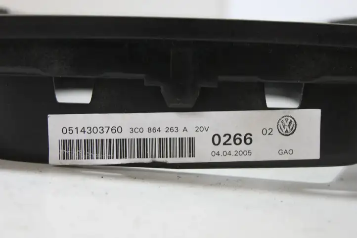Volkswagen PASSAT B6 (2005 - 2010) 3c0864263a Рамка рычага КПП — фото 5