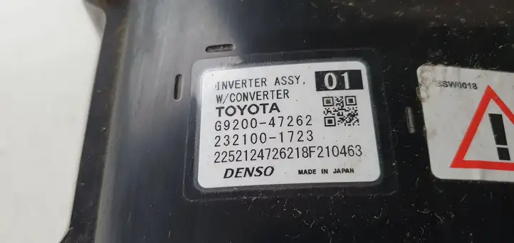 Toyota Prius (XW50) (2015 - ) Инвертор напряжения — фото 7