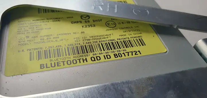 Mazda 6 (2012 - 2015) Bluetooth модуль — фото 3