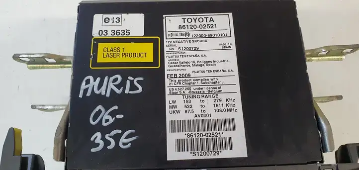 Toyota Auris 150 (2006 - 2012) Магнитола / мультимедийная система — фото 6