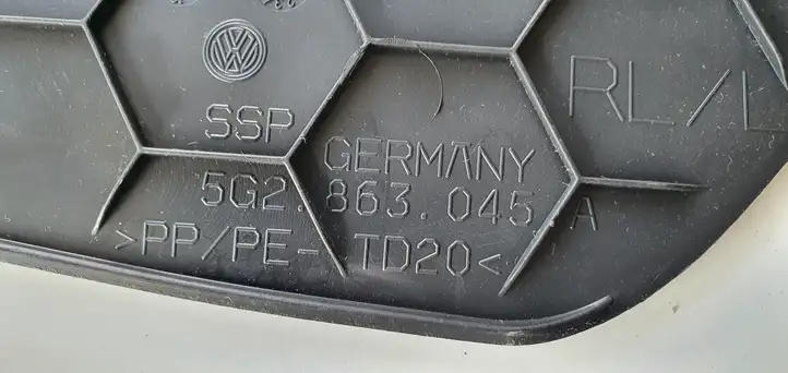 Volkswagen Golf VII (2013 - 2019) Прочие детали салона — фото 4